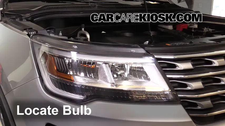 2016 Ford Explorer Limited 2.3L 4 Cyl. Turbo Lights Turn Signal - Front (replace bulb)